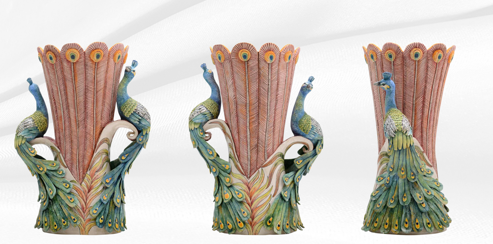 Featured Piece of the Month: Peacock Vase by Senzo Duma Ceramic Arts