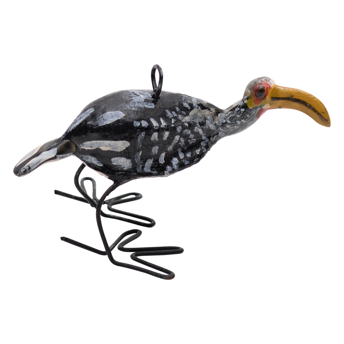 Southern yellow-billed hornbill ornament