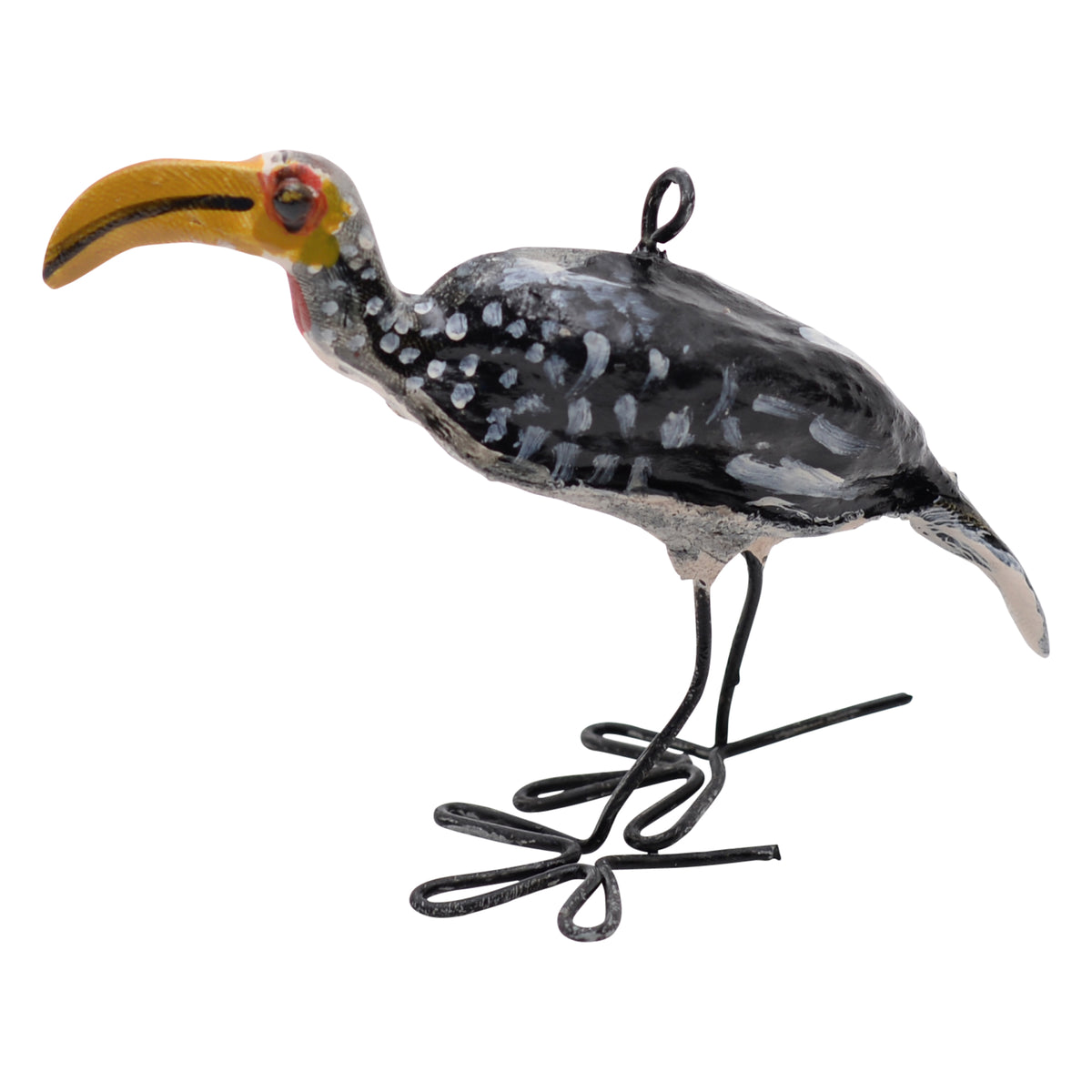 Southern yellow-billed hornbill ornament