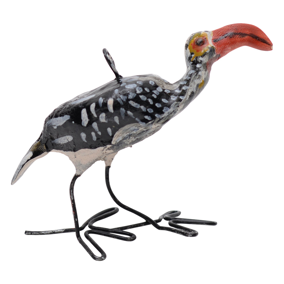 Southern red-billed hornbill ornament