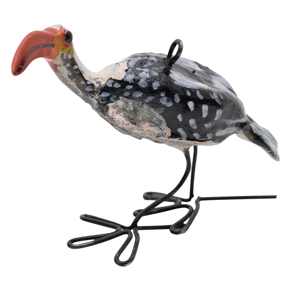 Southern red-billed hornbill ornament