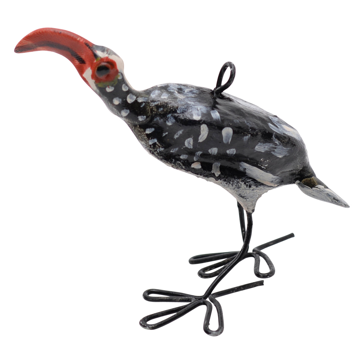 Southern red-billed hornbill ornament