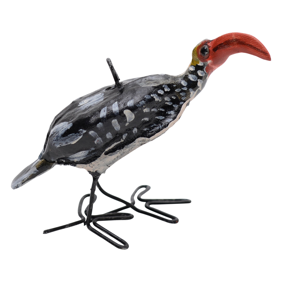 Southern red-billed hornbill ornament