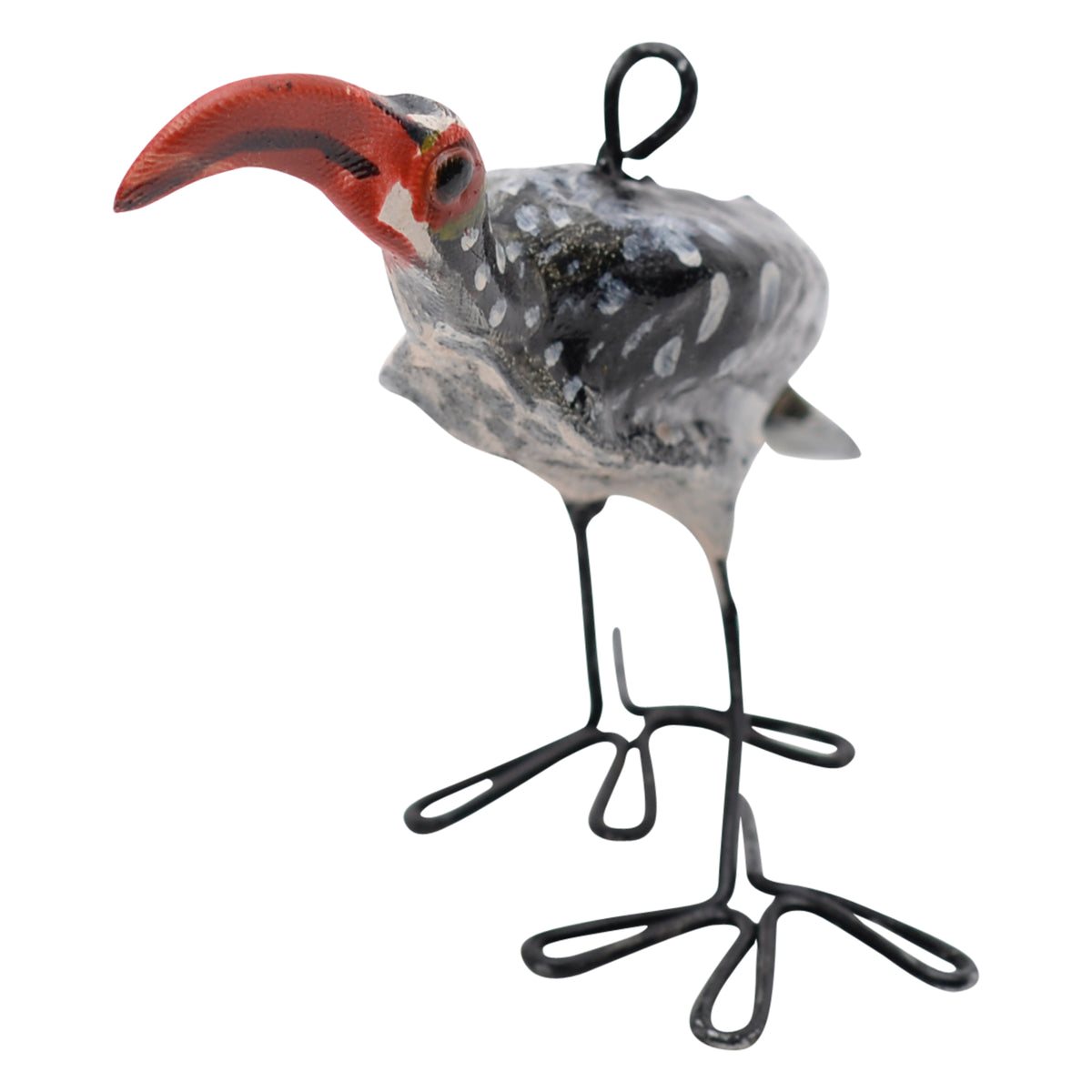 Southern red-billed hornbill ornament