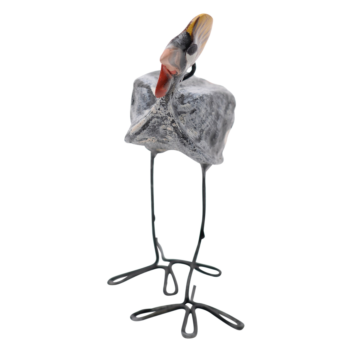 Crowned crane ornament