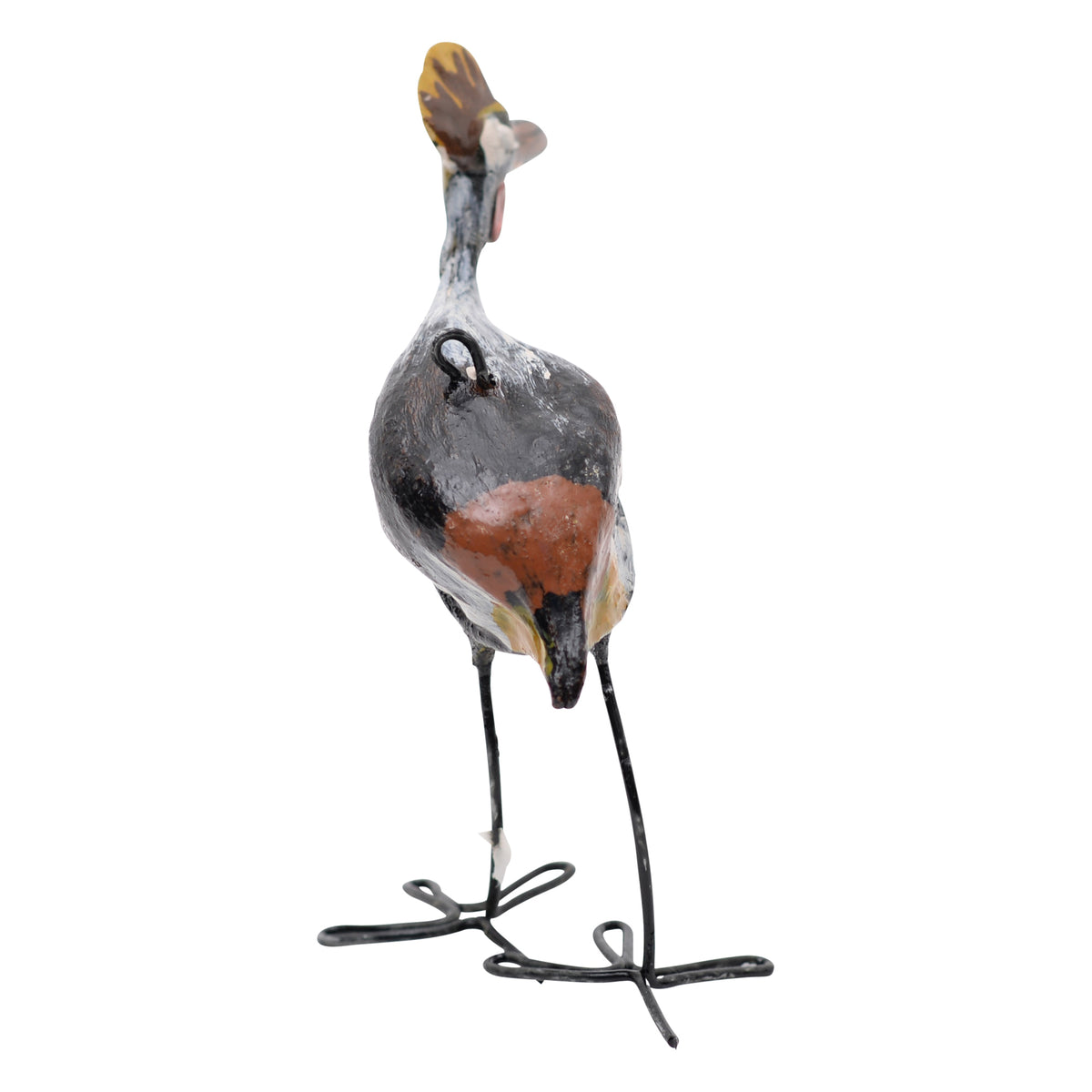 Crowned crane ornament