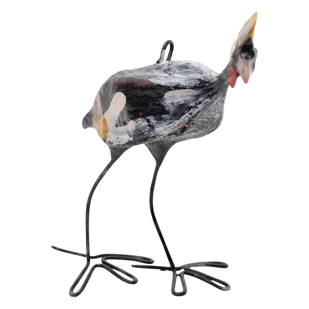Crowned crane ornament
