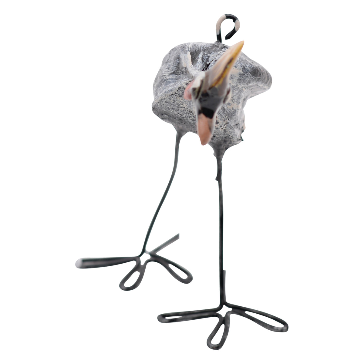 Crowned crane ornament
