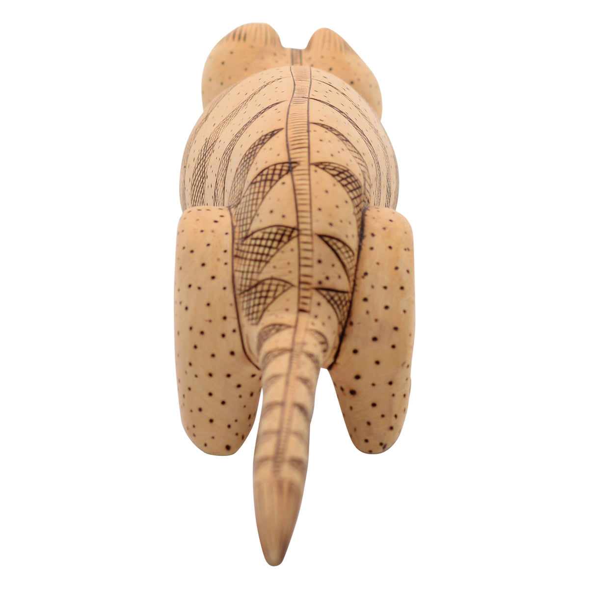 Whimsical mongoose sculpture