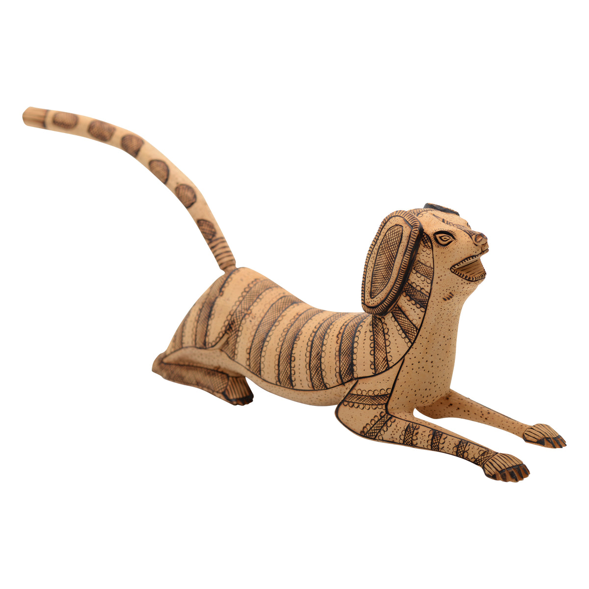 Whimsical dog sculpture