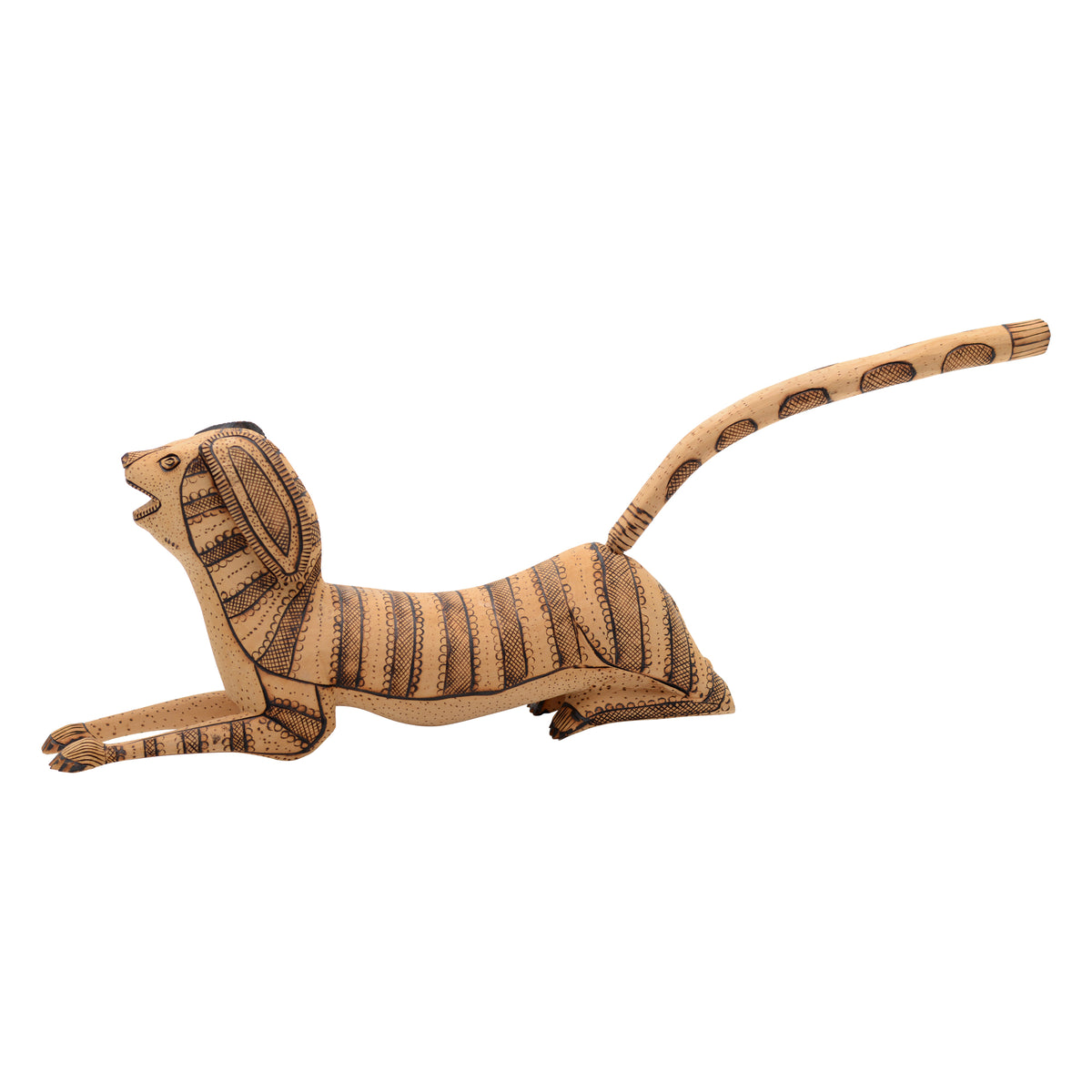 Whimsical dog sculpture