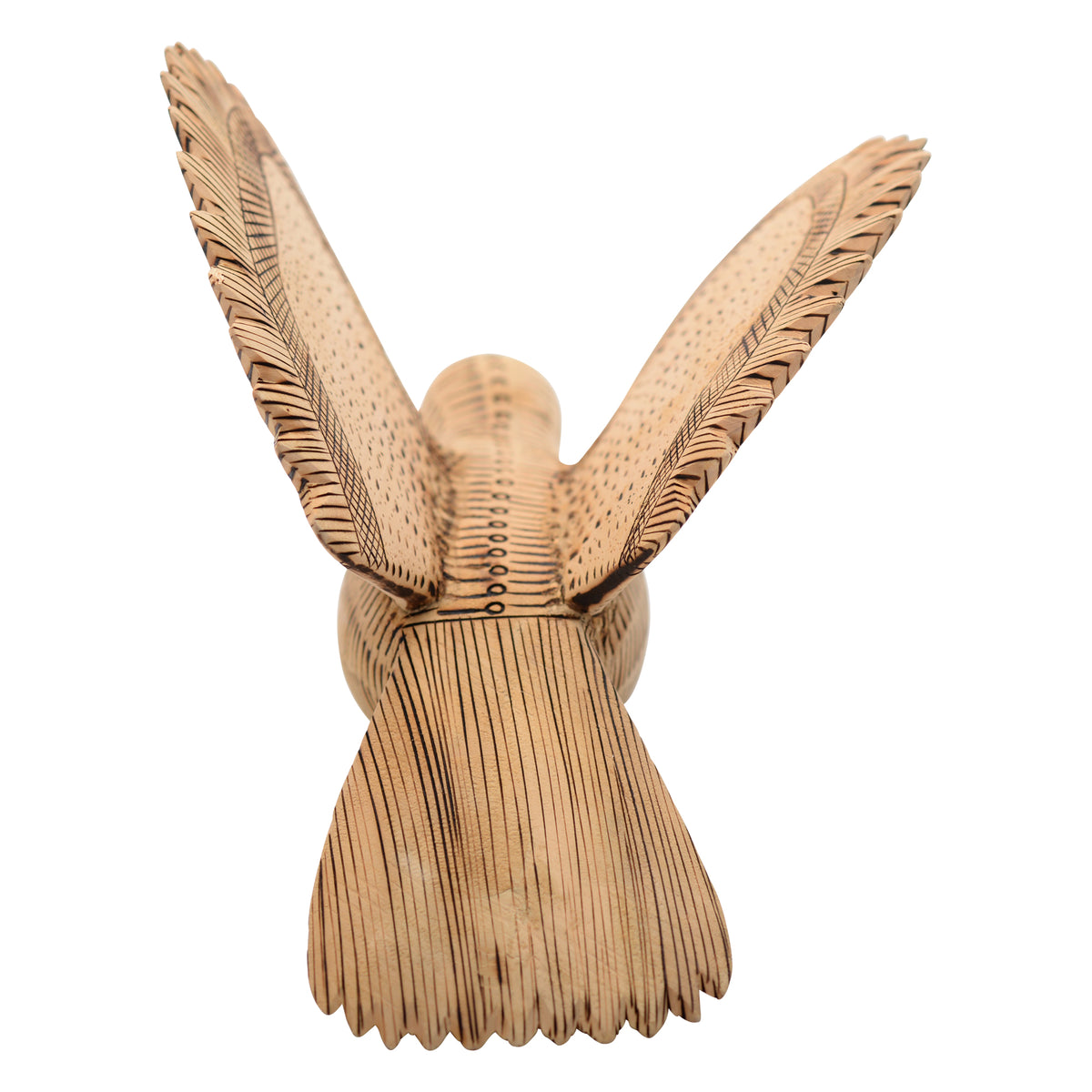 Whimsical sunbird sculpture