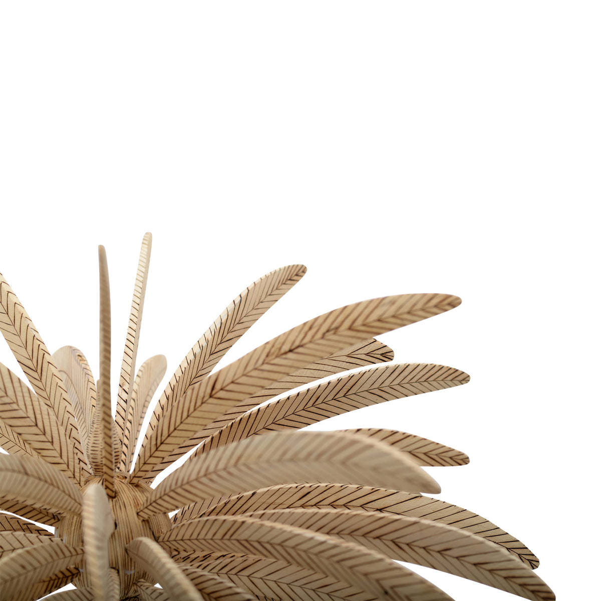 Whimsical palm sculpture