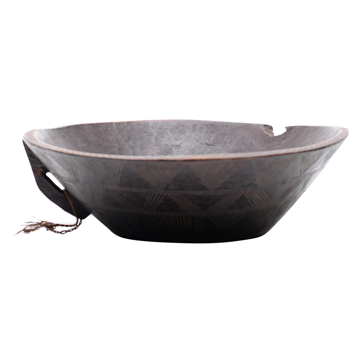 Hand carved wooden bowl