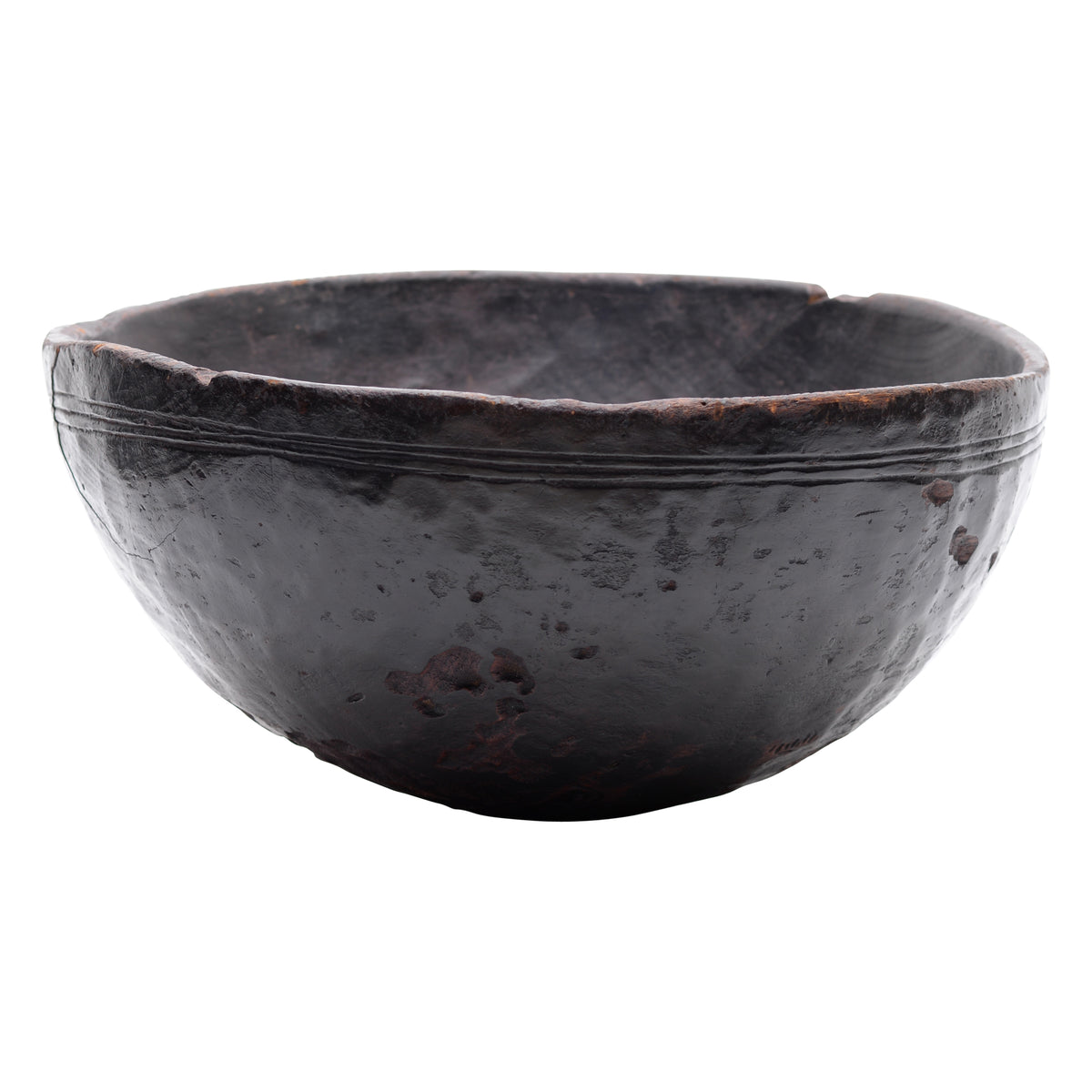 Hand carved wooden bowl
