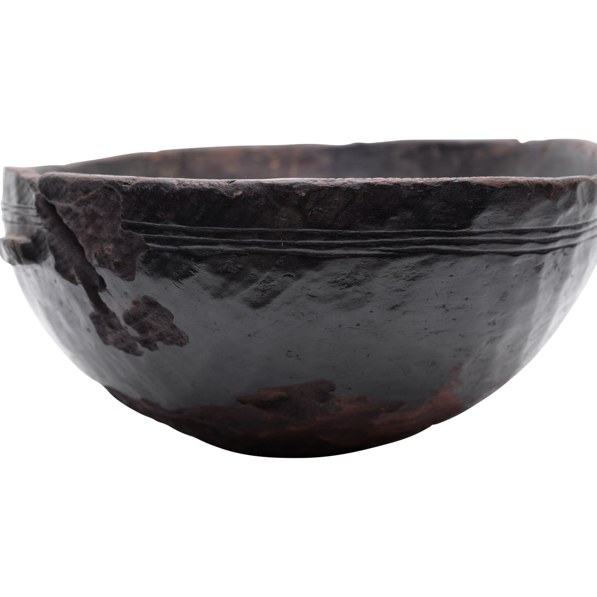 Hand carved wooden bowl