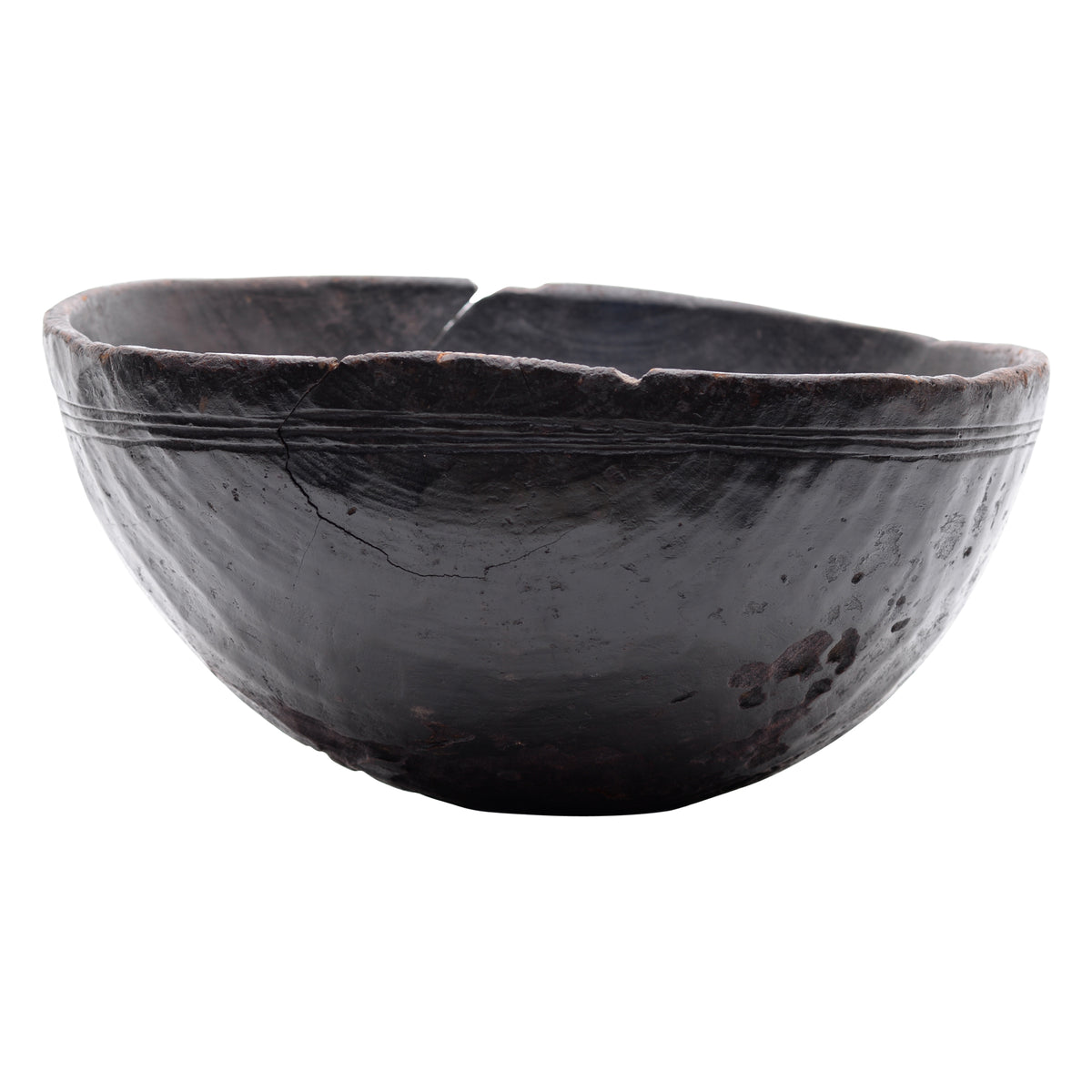 Hand carved wooden bowl