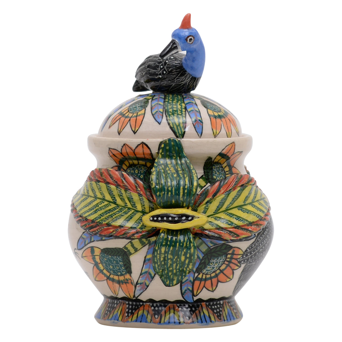 Guineafowl sugar bowl