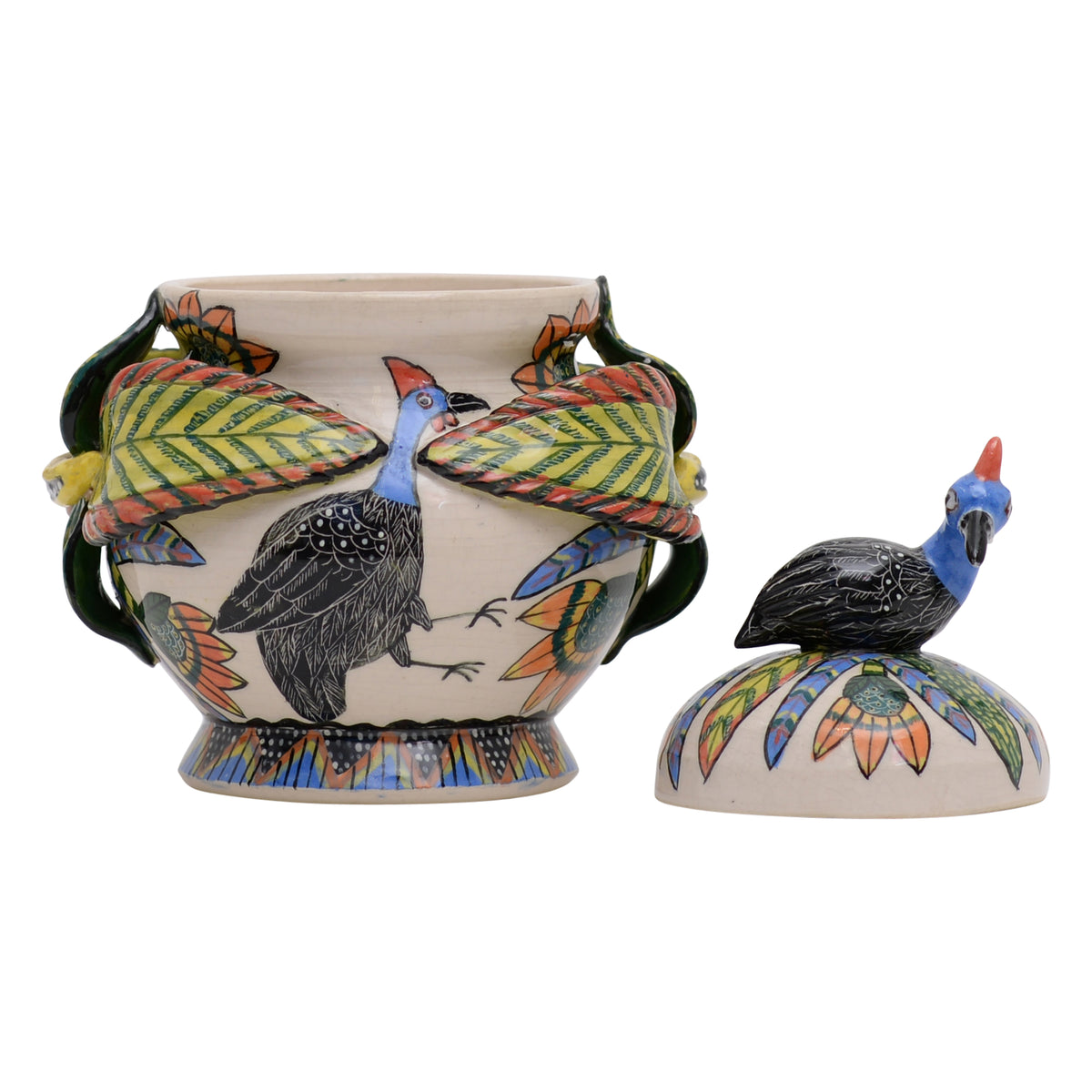 Guineafowl sugar bowl