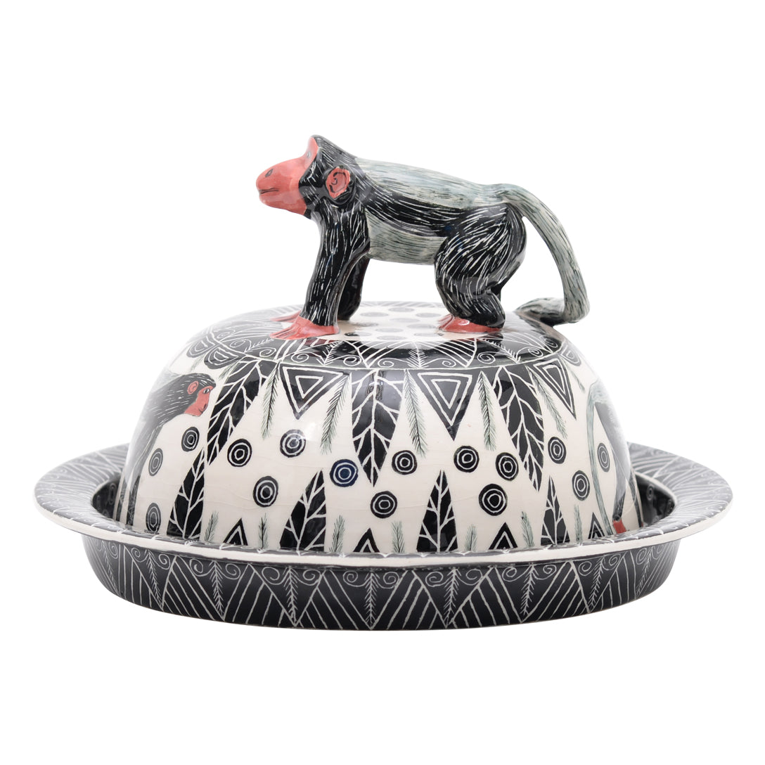 Monkey cheese dome platter