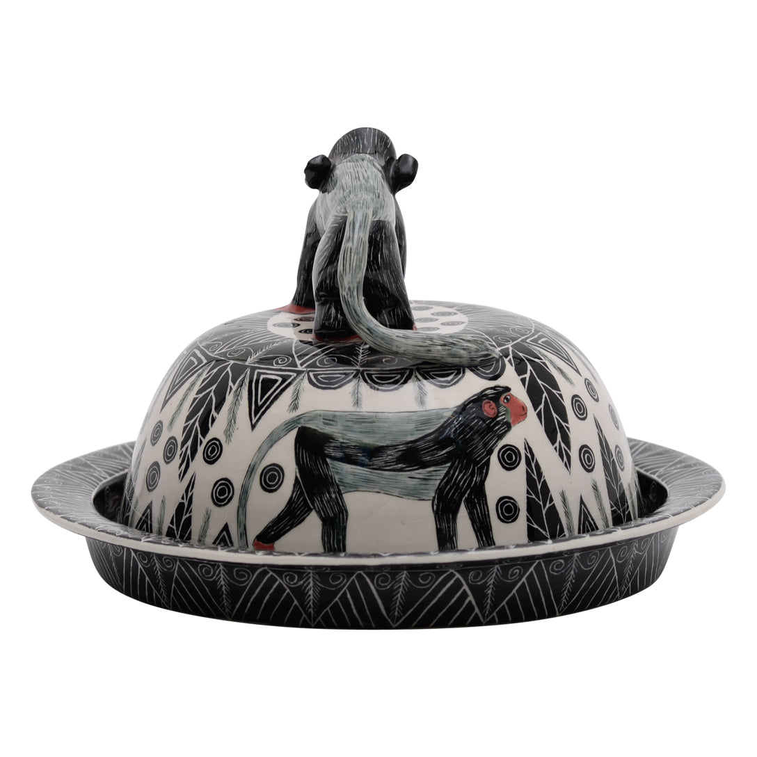 Monkey cheese dome platter