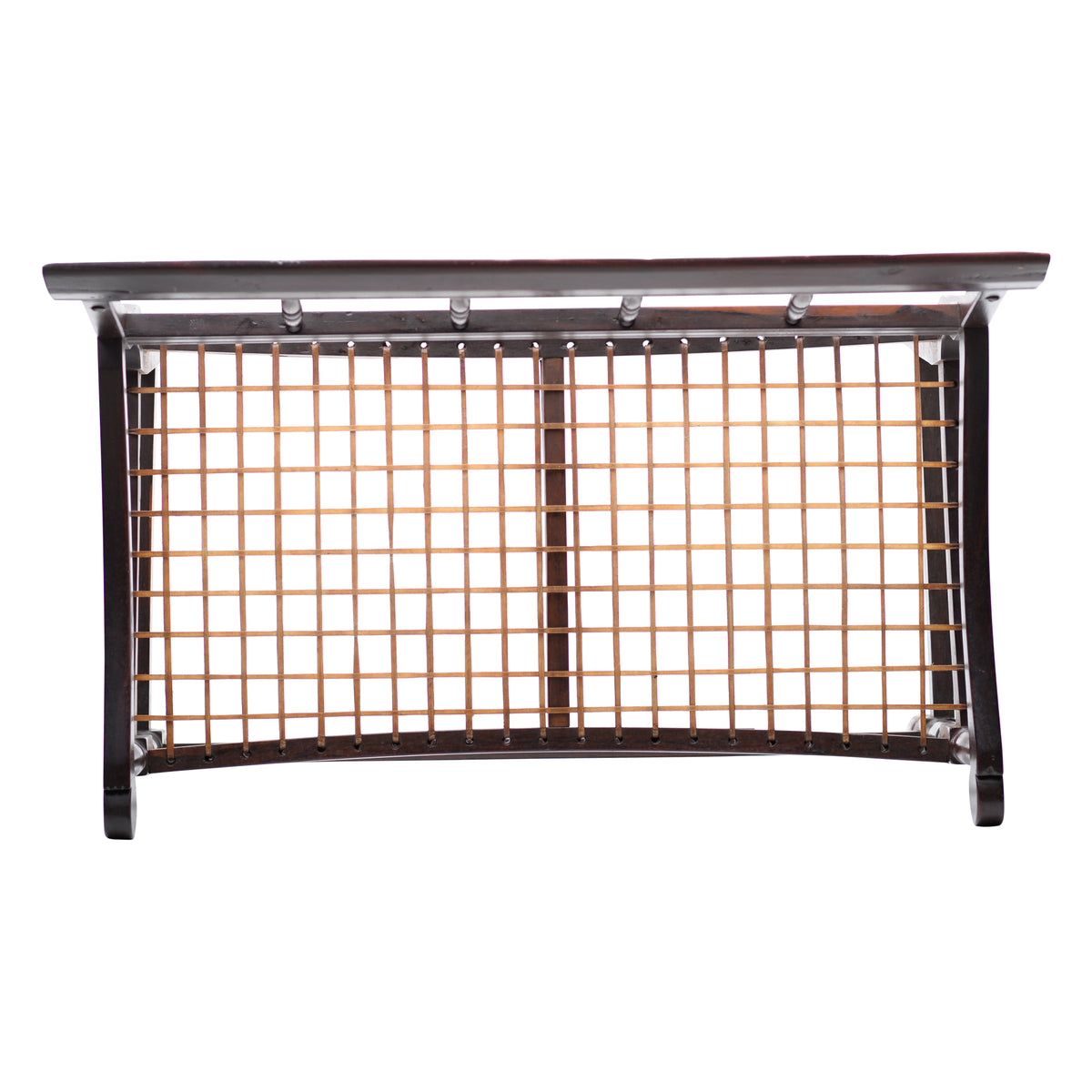 Wood with leather strips chair