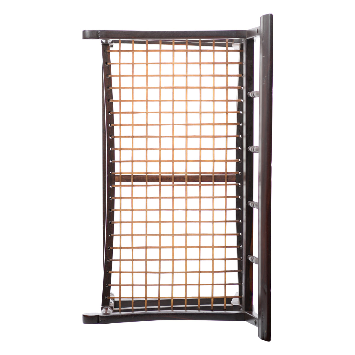 Wood with leather strips chair