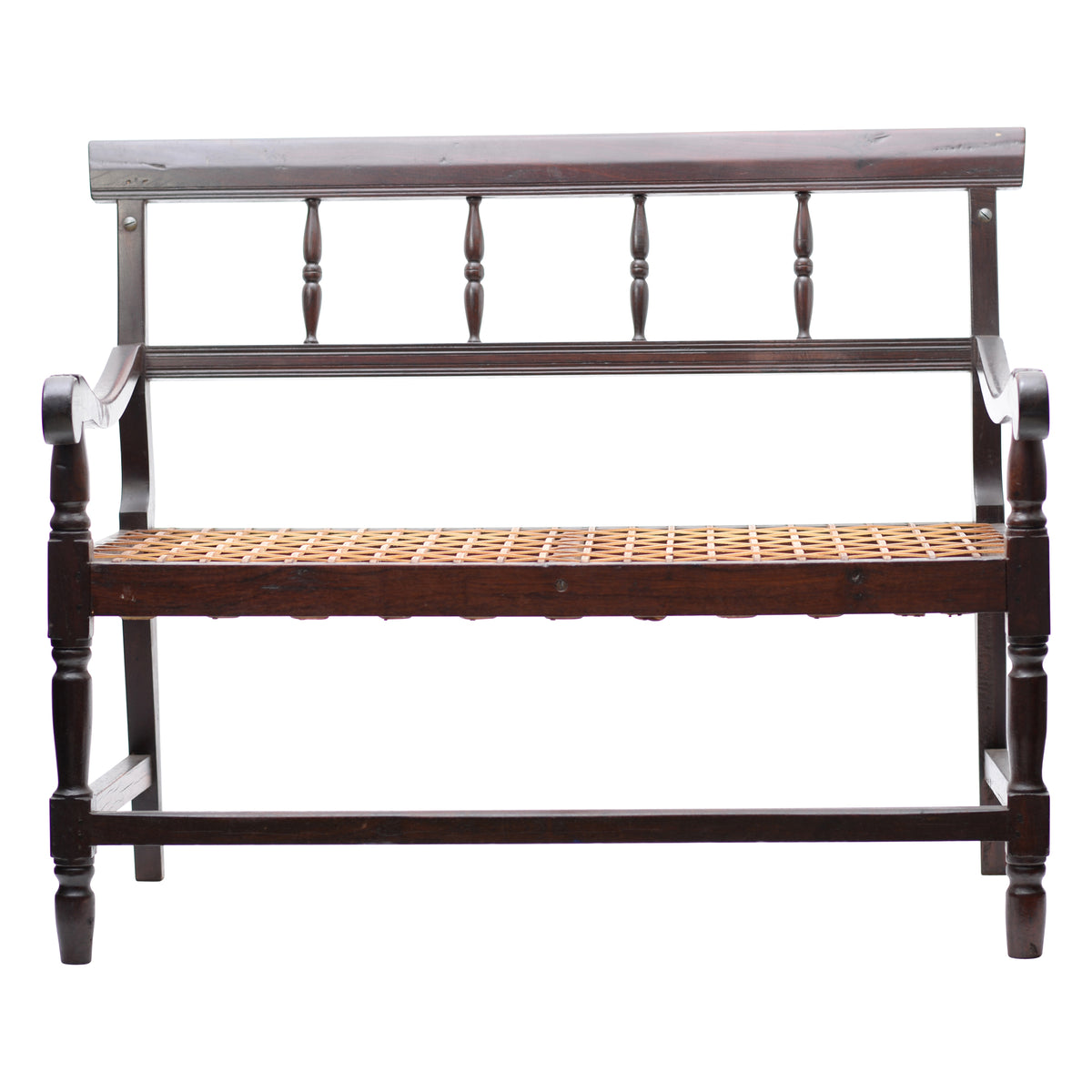 Wood with leather strips chair