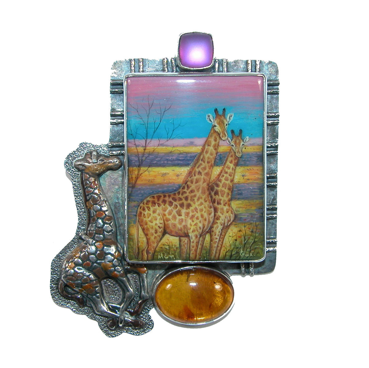 Giraffe Pin and Pendant
