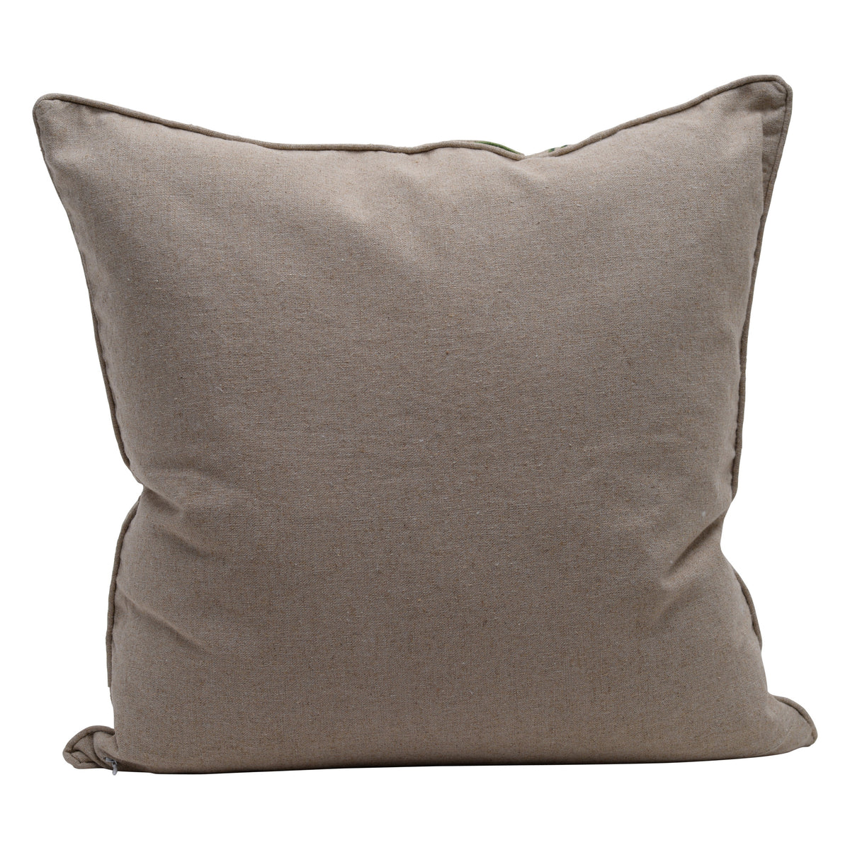 Linen zebra cushion
