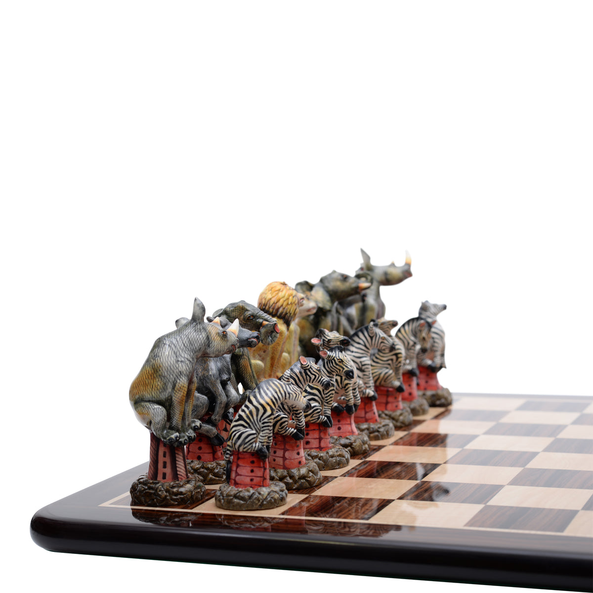 Rosewood & maple wood chess board