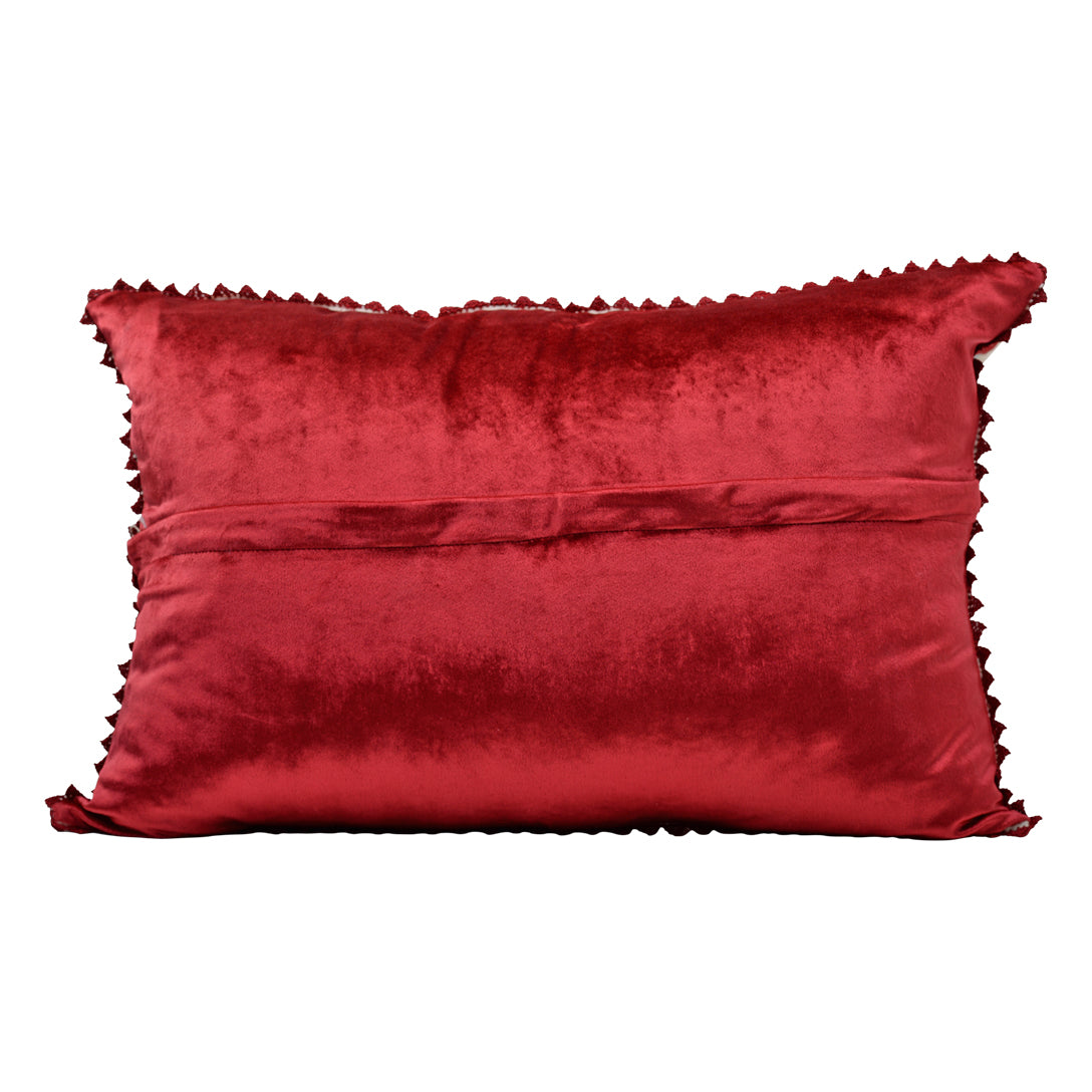 Moroccan silk cushion