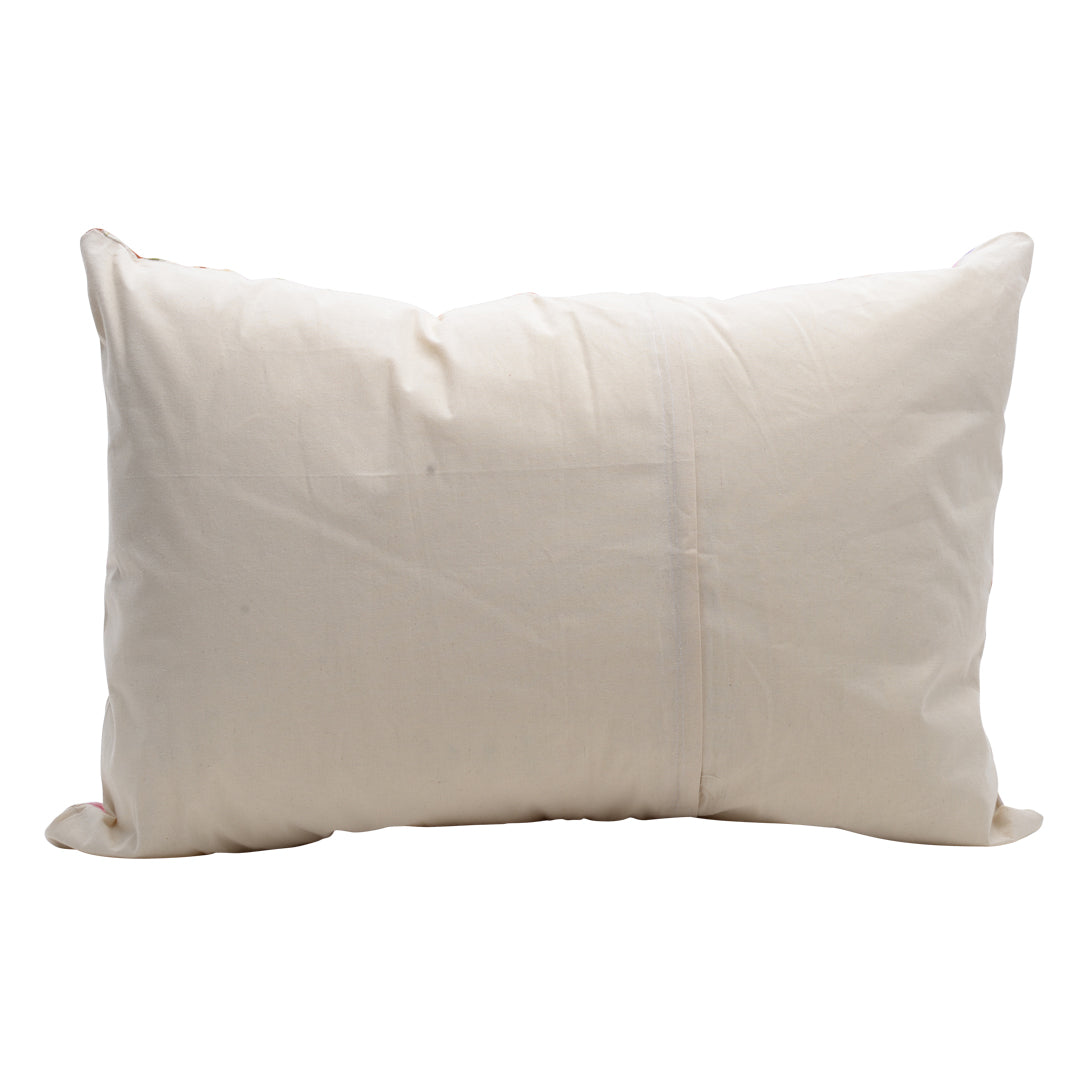 HANDMADE MORROCAN SILK CUSHION MULTI COLOR 21"X31"