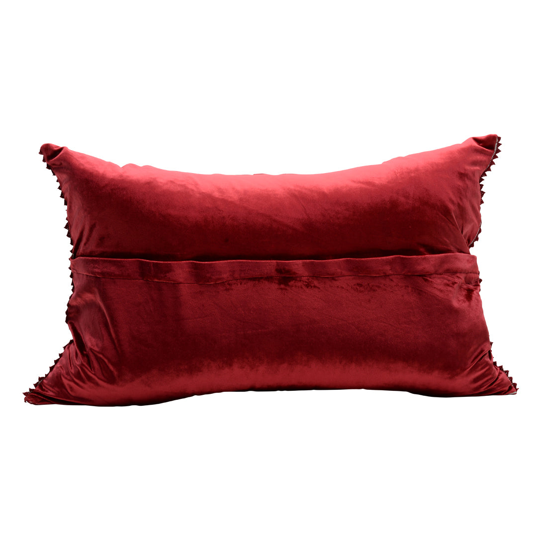 HANDMADE MORROCAN SILK CUSHION MULTI COLOR 22"X35"