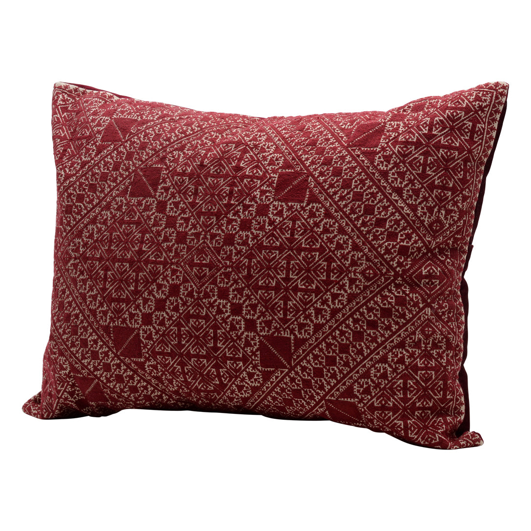 HANDMADE MORROCAN SILK CUSHION MULTI COLOR 20"X27"