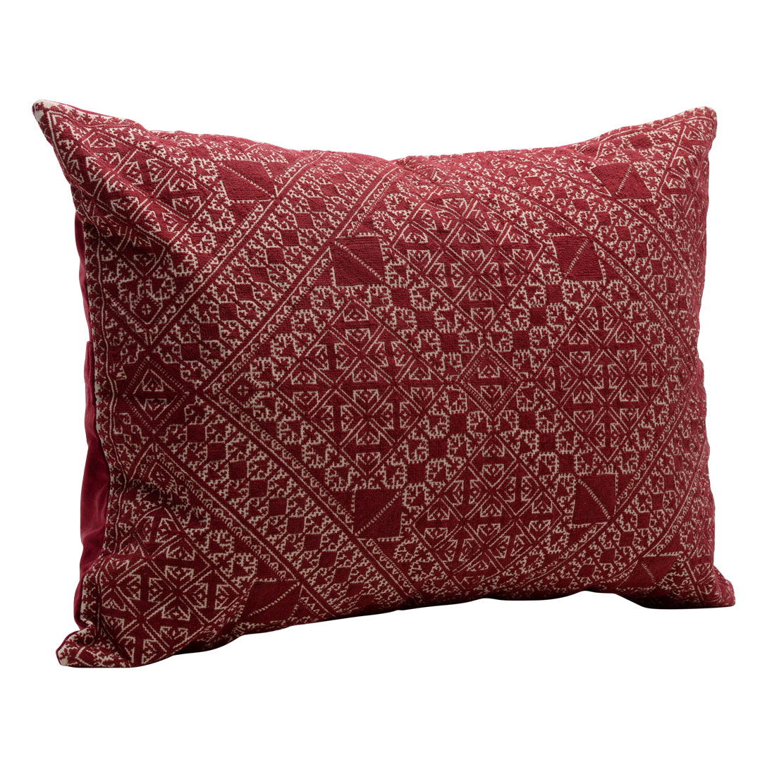 HANDMADE MORROCAN SILK CUSHION MULTI COLOR 20"X27"