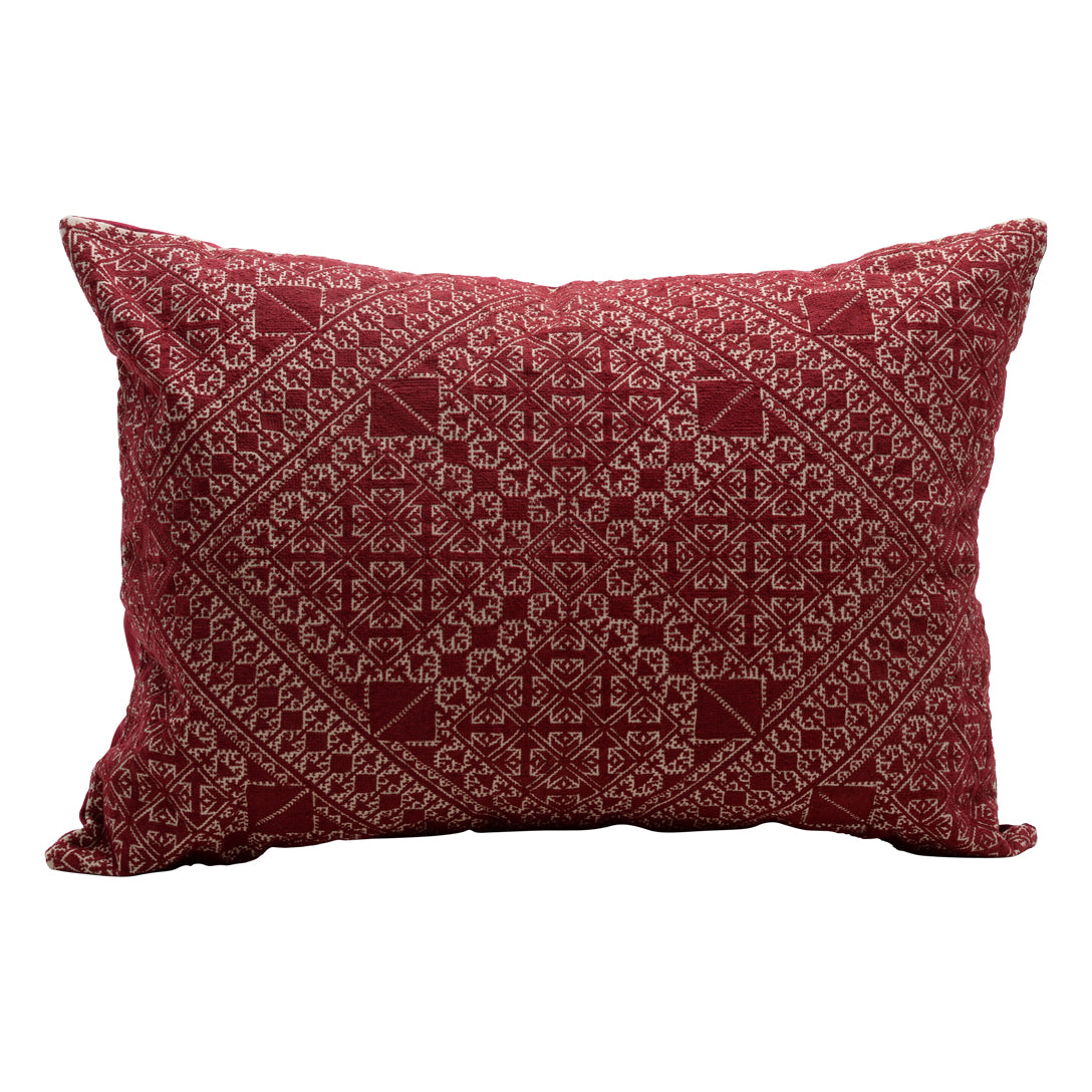 HANDMADE MORROCAN SILK CUSHION MULTI COLOR 20"X27"