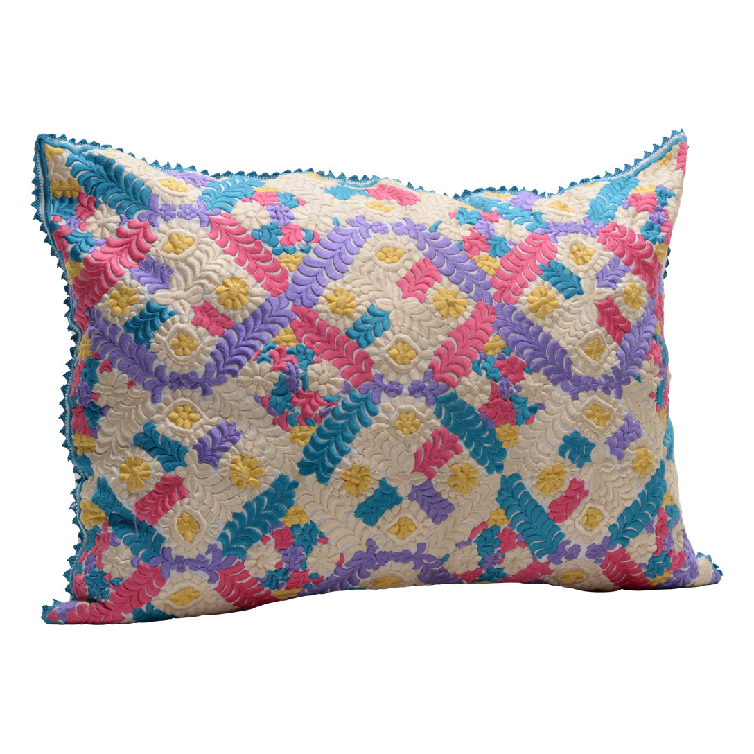 Moroccan silk cushion