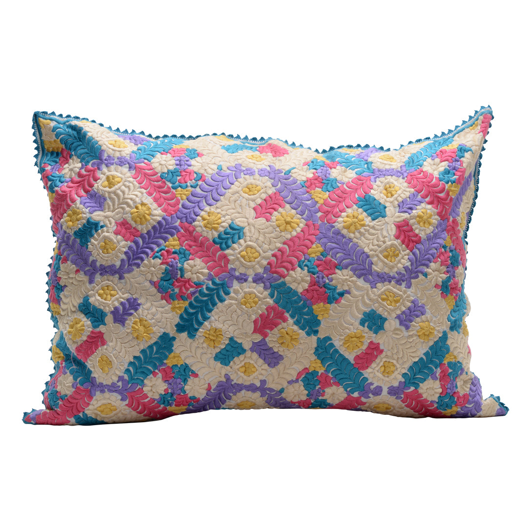 Moroccan silk cushion