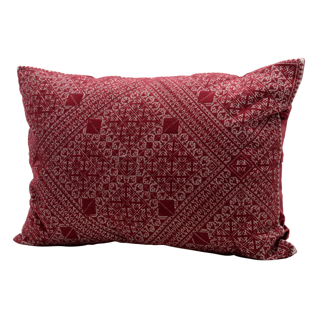 HANDMADE MORROCAN SILK CUSHION MULTI COLOR 20"X29"