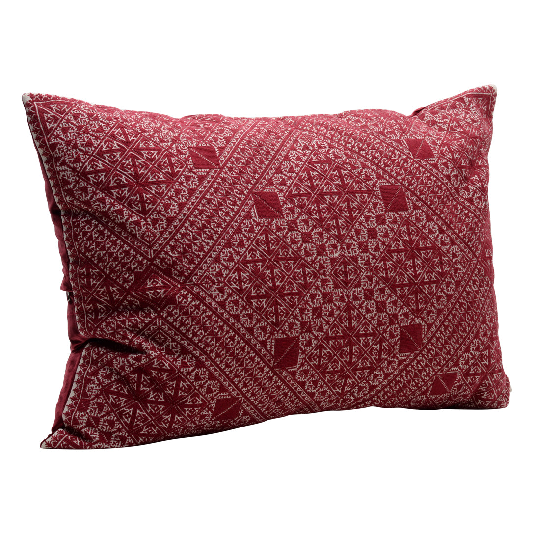 HANDMADE MORROCAN SILK CUSHION MULTI COLOR 20"X29"