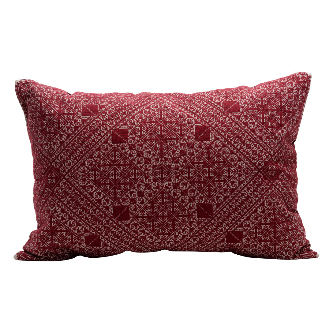 HANDMADE MORROCAN SILK CUSHION MULTI COLOR 20"X29"