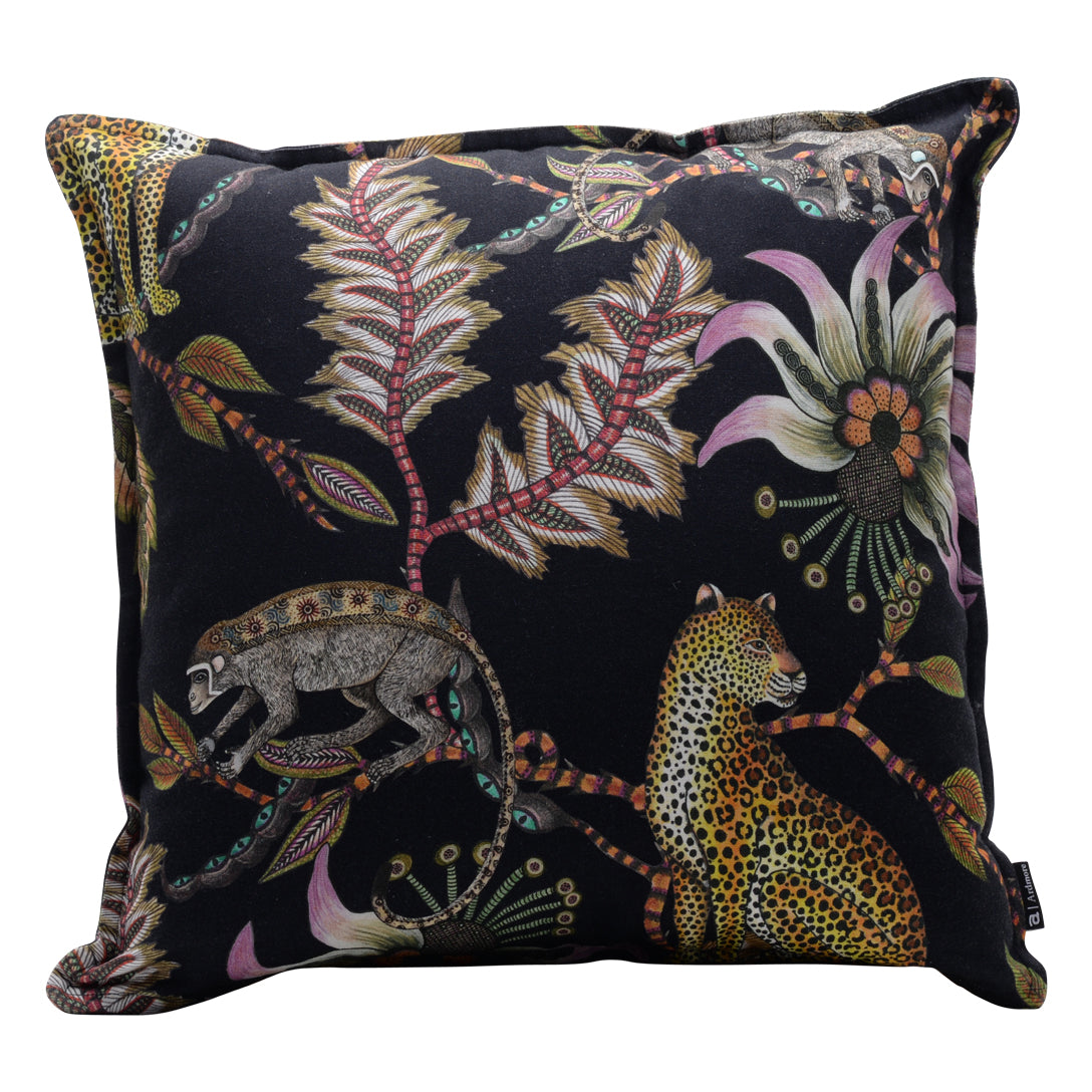 Monkey Bean Night Linen Pillow