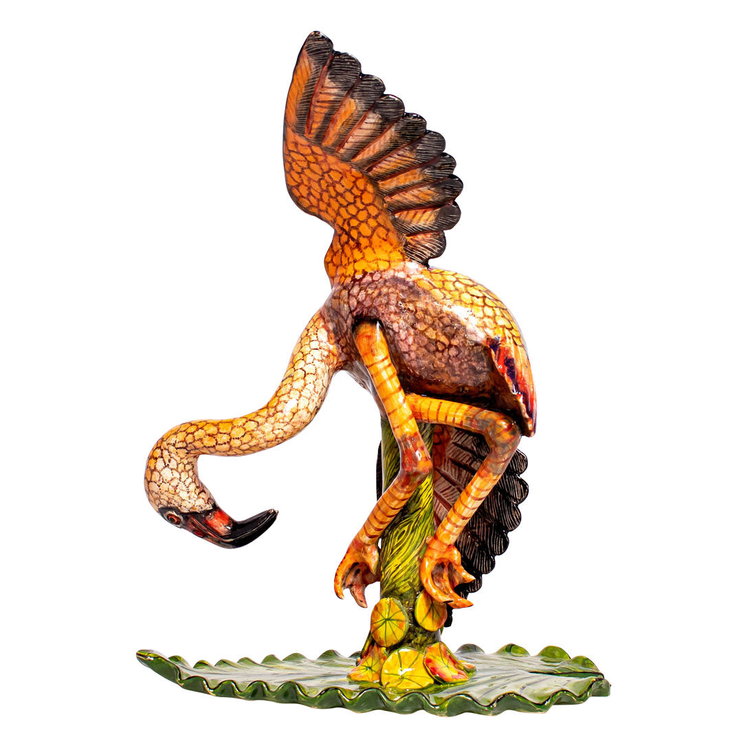 Flamingo sculpture