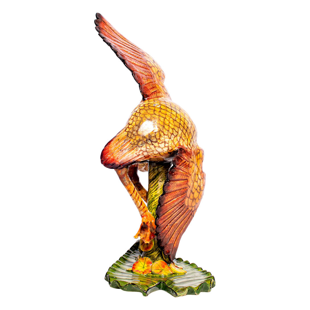 Flamingo sculpture