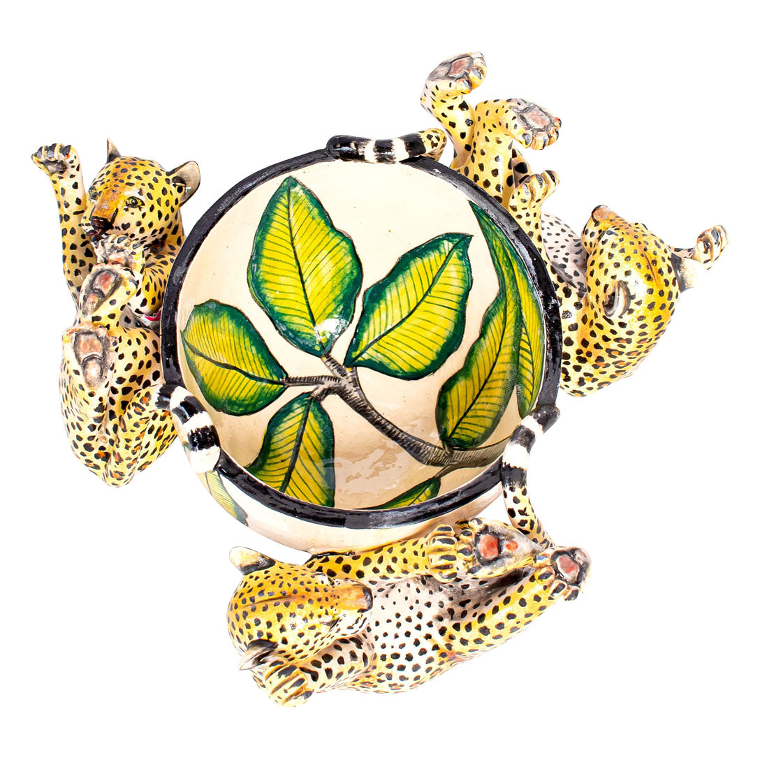 Leopard peanut bowl