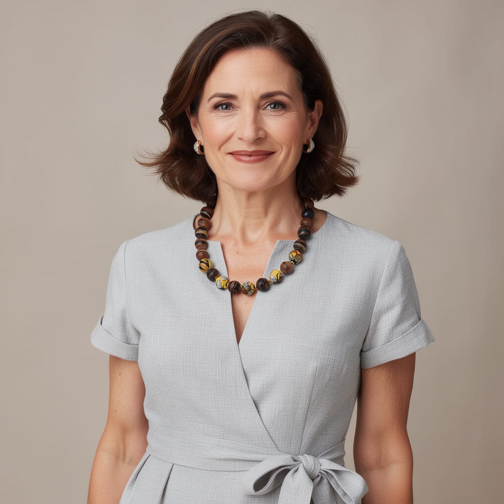 Multi beads necklace