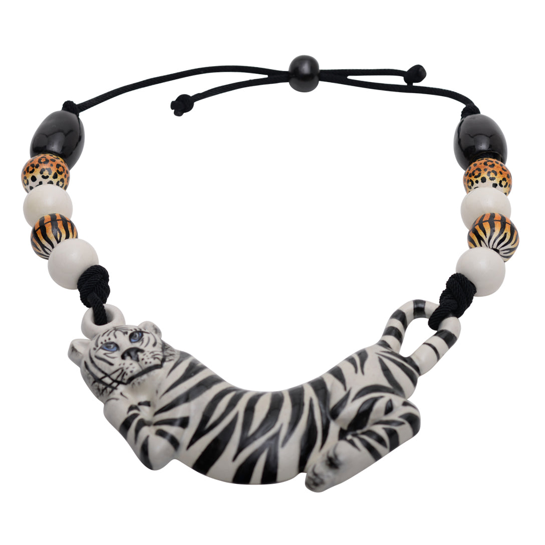 Tiger multi beads necklace