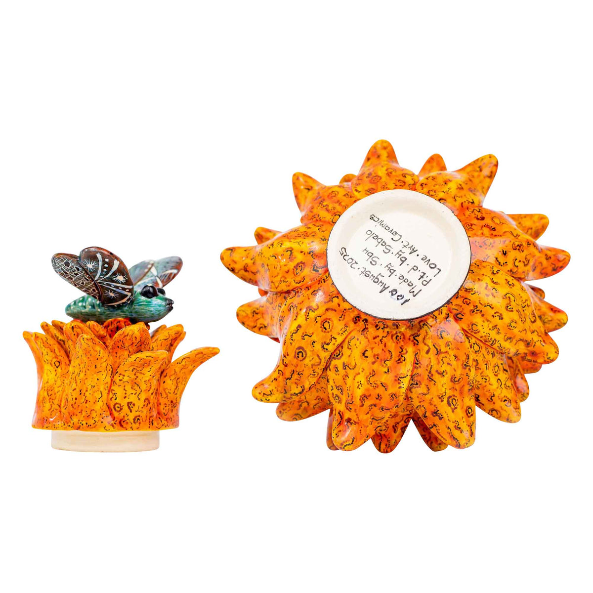 Bee & protea jewelry box