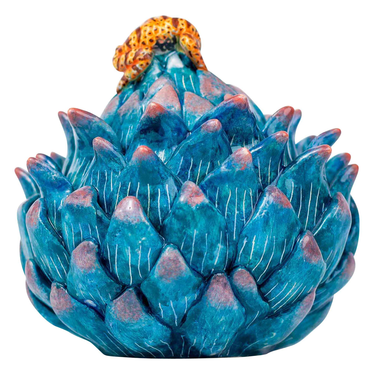 Frog & protea jewelry box